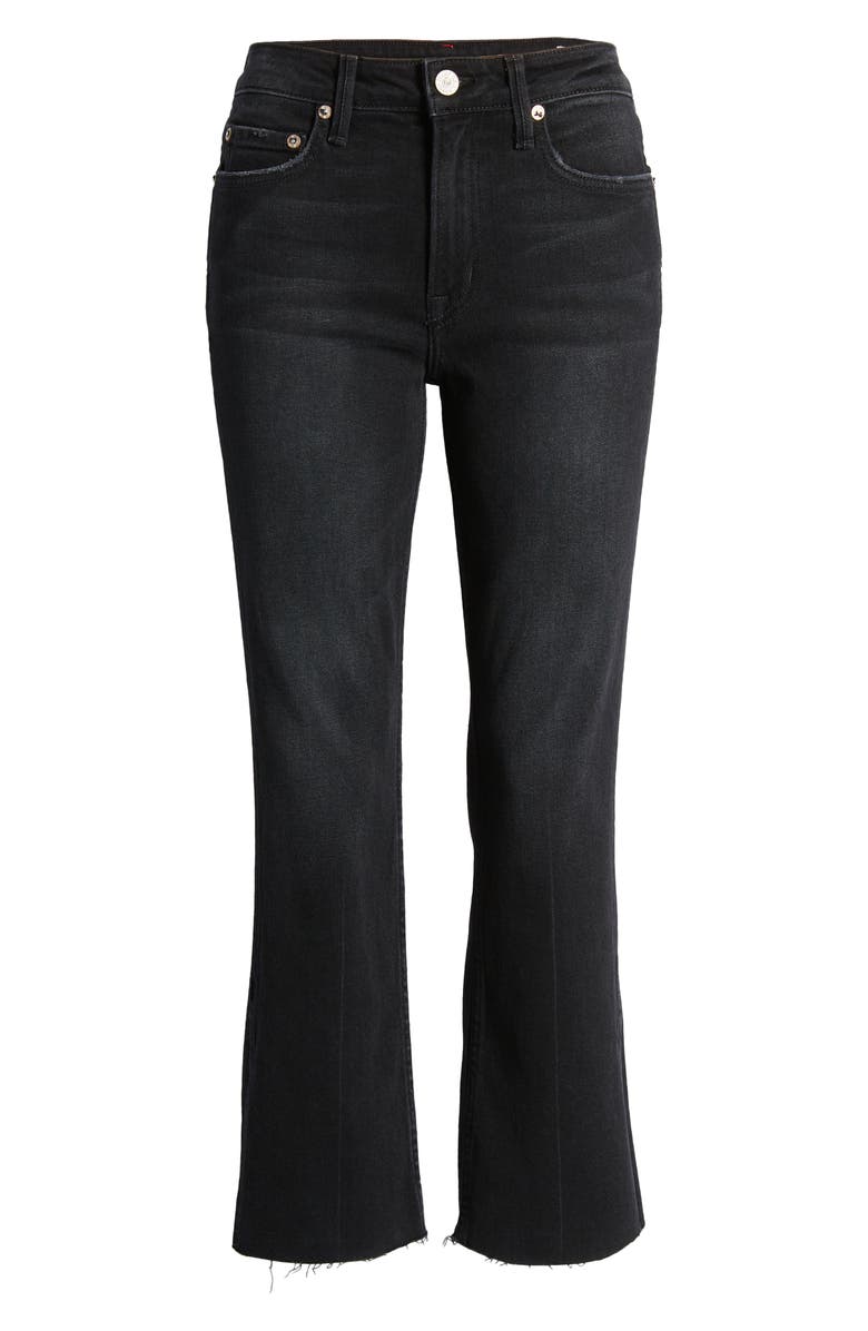 NOEND Farrah High Waist Fray Hem Flare Jeans, Alternate, color, 