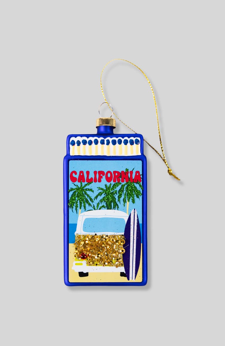 Furbish Matchbook Ornament - California, Main, color, 