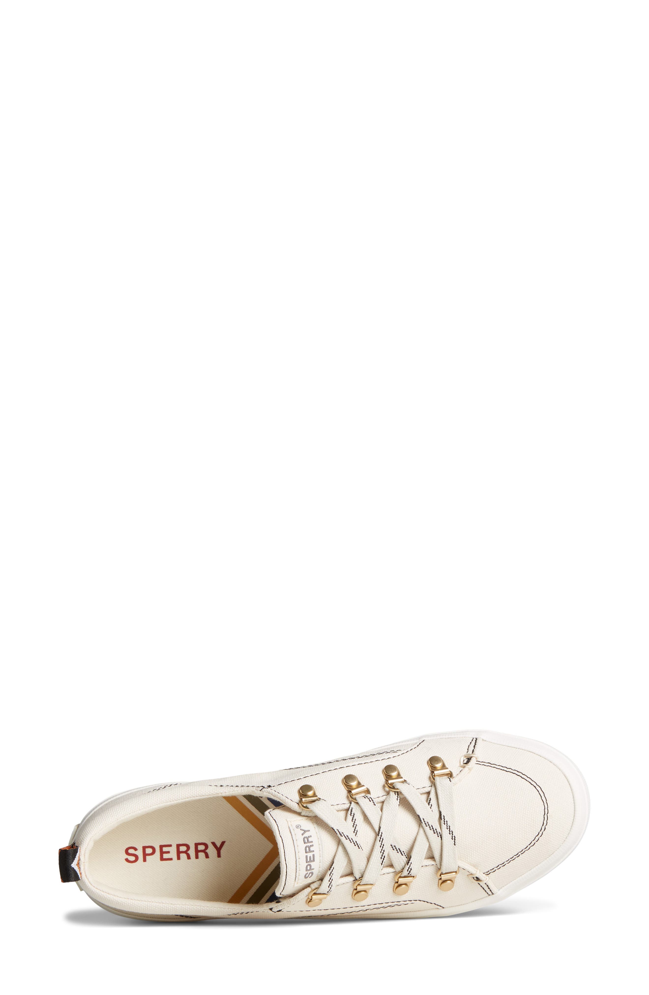 Sperry Crest Vibes Sneaker, Alternate, color, White
