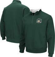 COLOSSEUM Men's Colosseum Green Ohio Bobcats Tortugas Logo Quarter-Zip Jacket