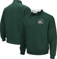 COLOSSEUM Men's Colosseum Green Ohio Bobcats Tortugas Logo Quarter-Zip Jacket