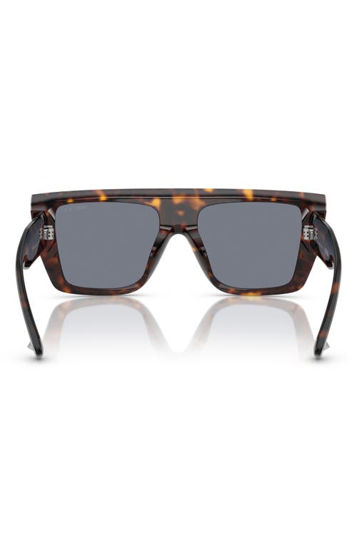Jimmy Choo 52mm Rectangular Sunglasses In Havana/grey