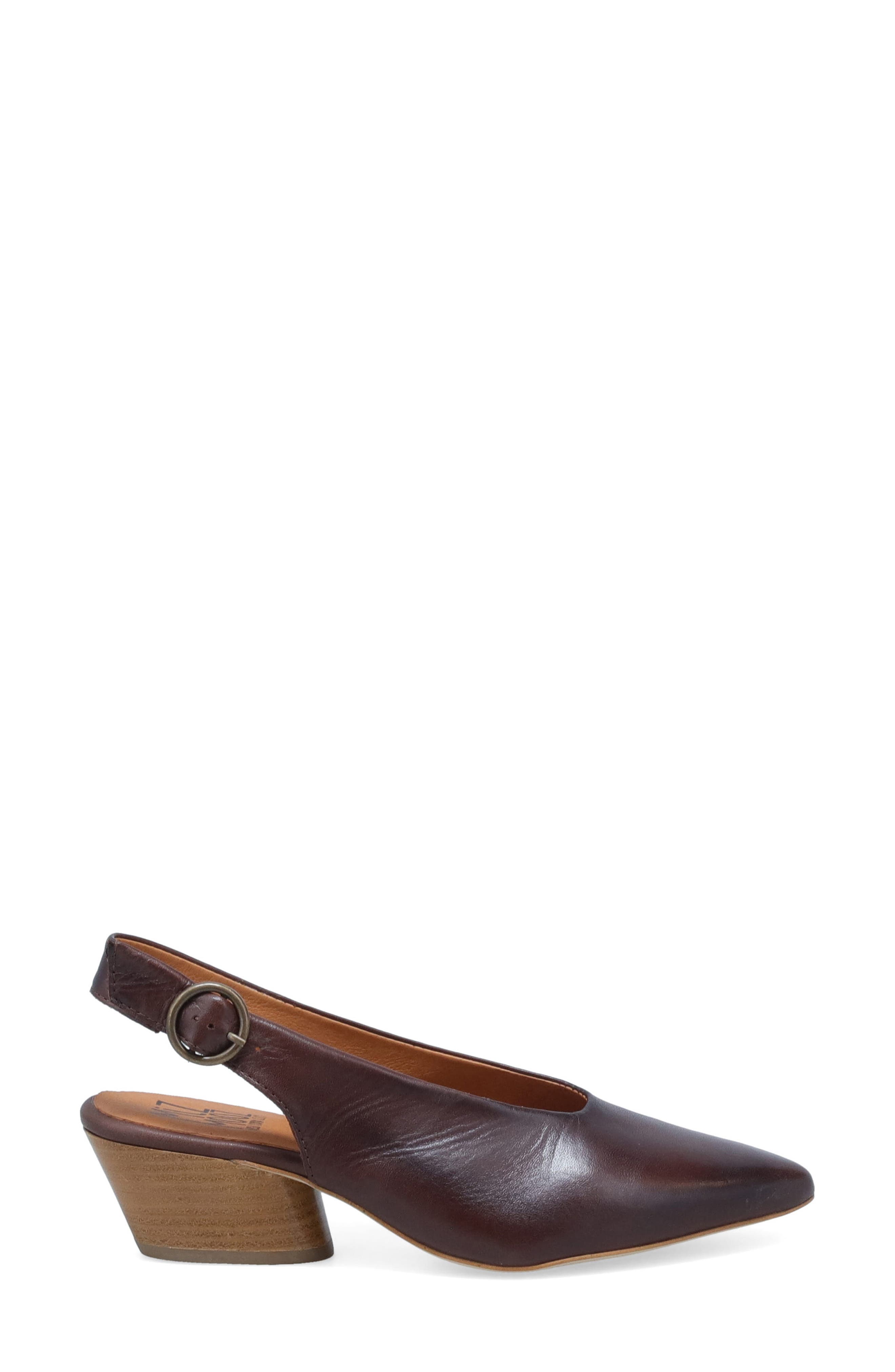 Haven Slingback Pointed Toe Pump, Alternate, color, BROWN