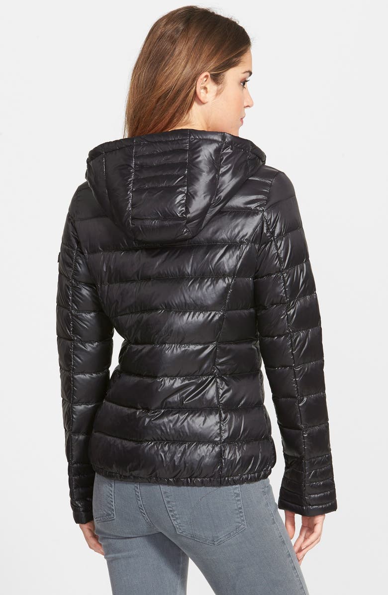 DKNY Hooded Packable Down Jacket, Alternate, color, 