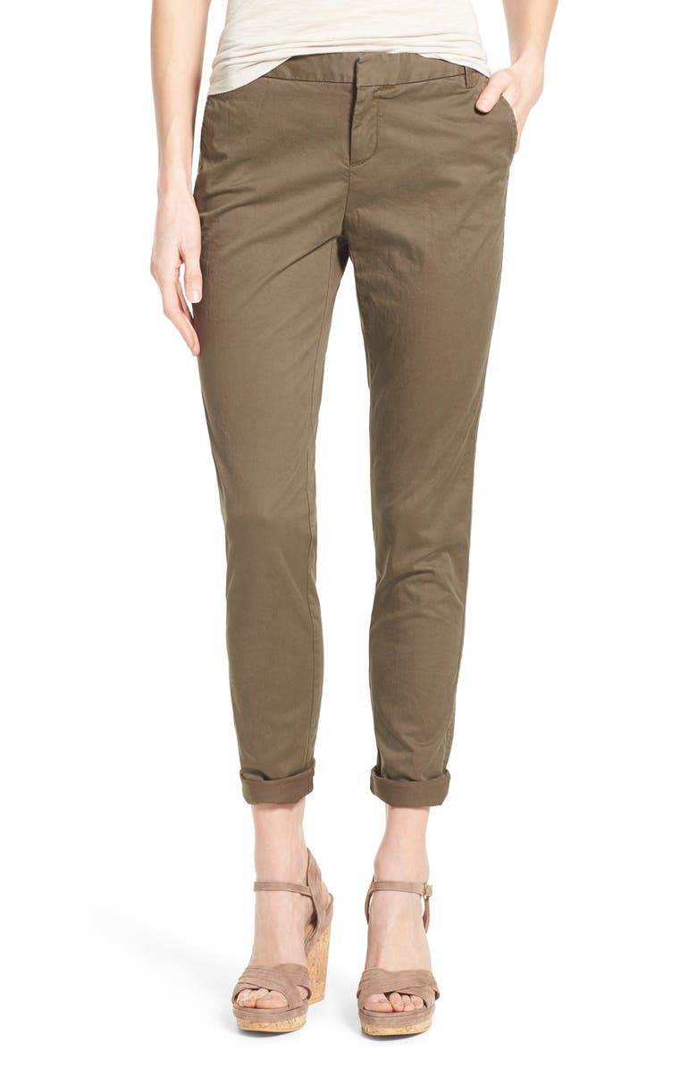 Caslon<sup>®</sup> Chino Ankle Pants, Main, color,