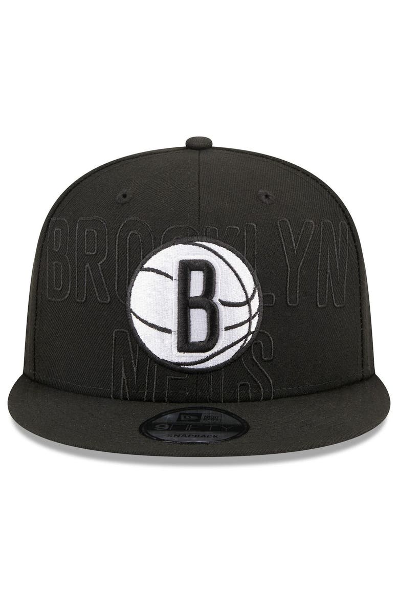 New Era Men's New Era  Black Brooklyn Nets 2023 NBA Draft 9FIFTY Snapback Hat, Alternate, color, 