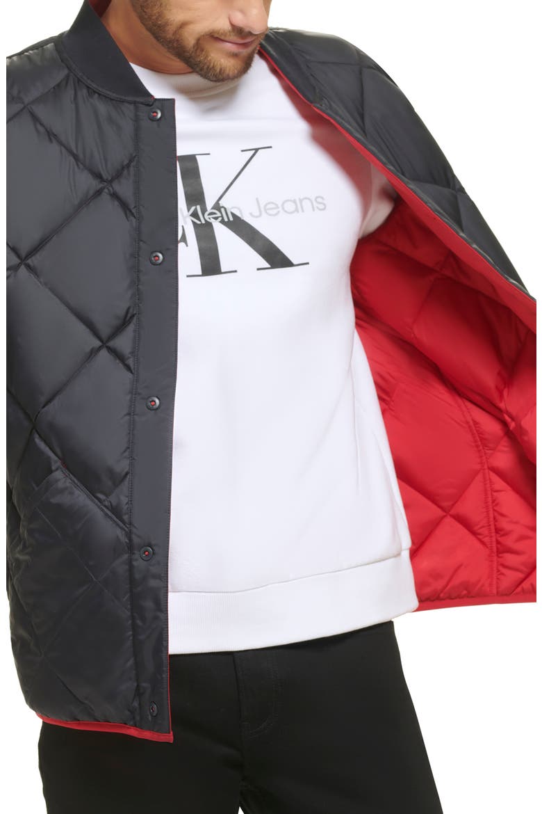 Reversible Quilted Jacket, Alternate, color, DEEP RED