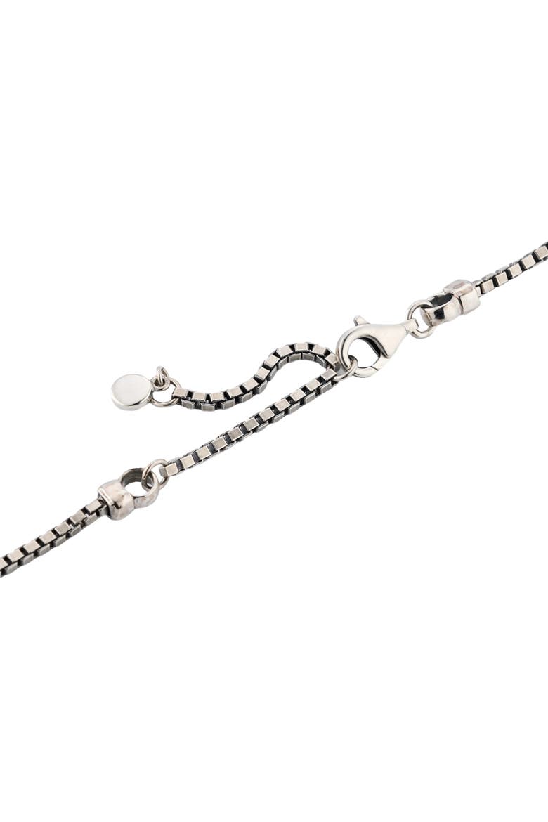 Sterling Silver Surf Charm Necklace, Alternate, color, SILVER