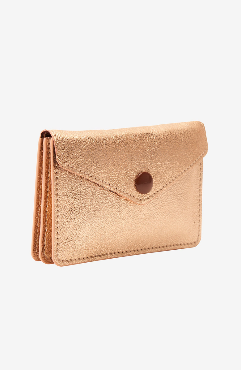 Tusk Orissa Accordion Card Case, Alternate, color, Rose Gold