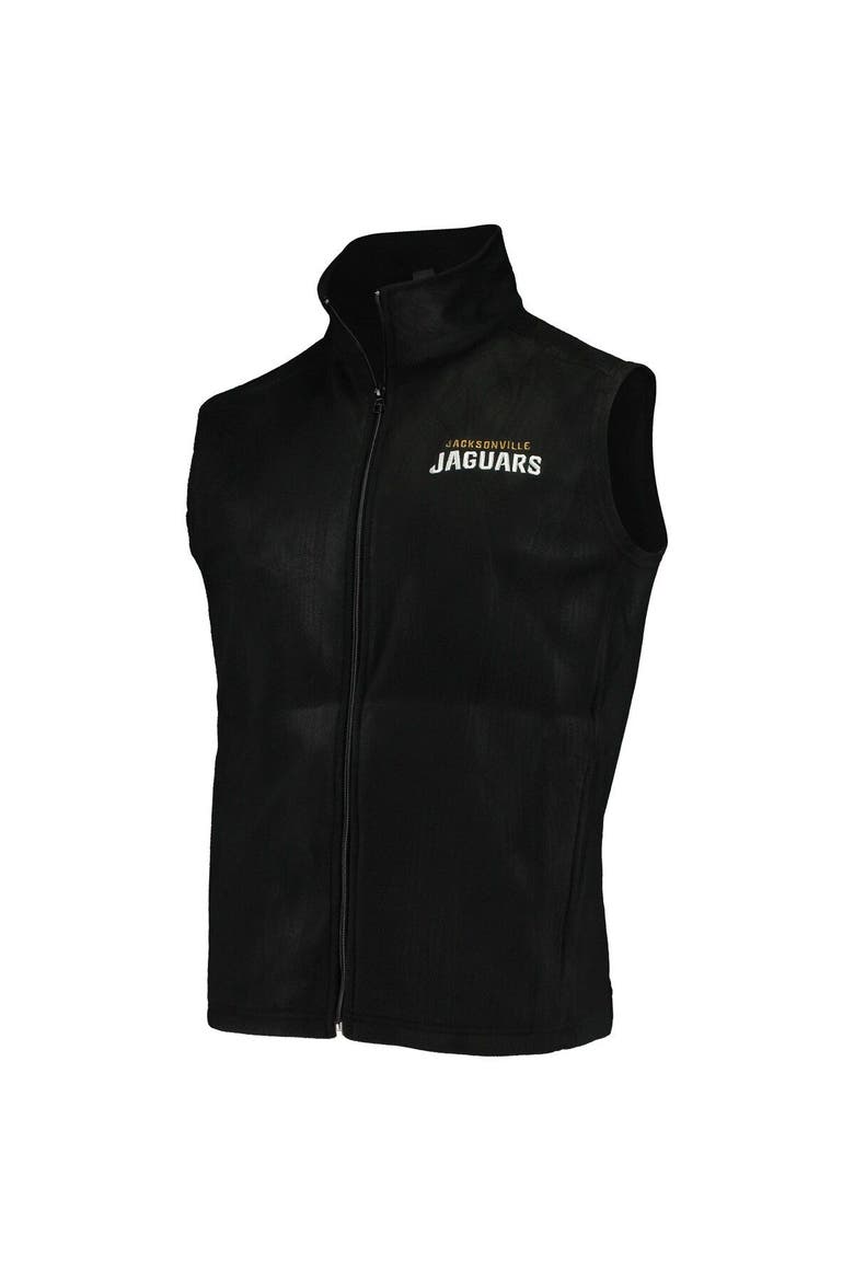 Men's Black Jacksonville Jaguars Houston Fleece Full-Zip Vest, Alternate, color, Black