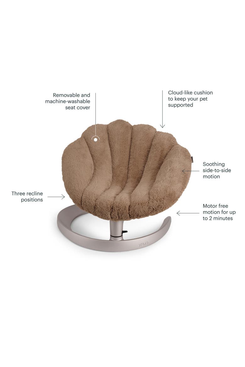 Shell™ Pet Bed & Swaying Lounger, Alternate, color, CARAMEL