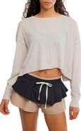 Free People FP Movement My Time Layer Open Back Crop Top