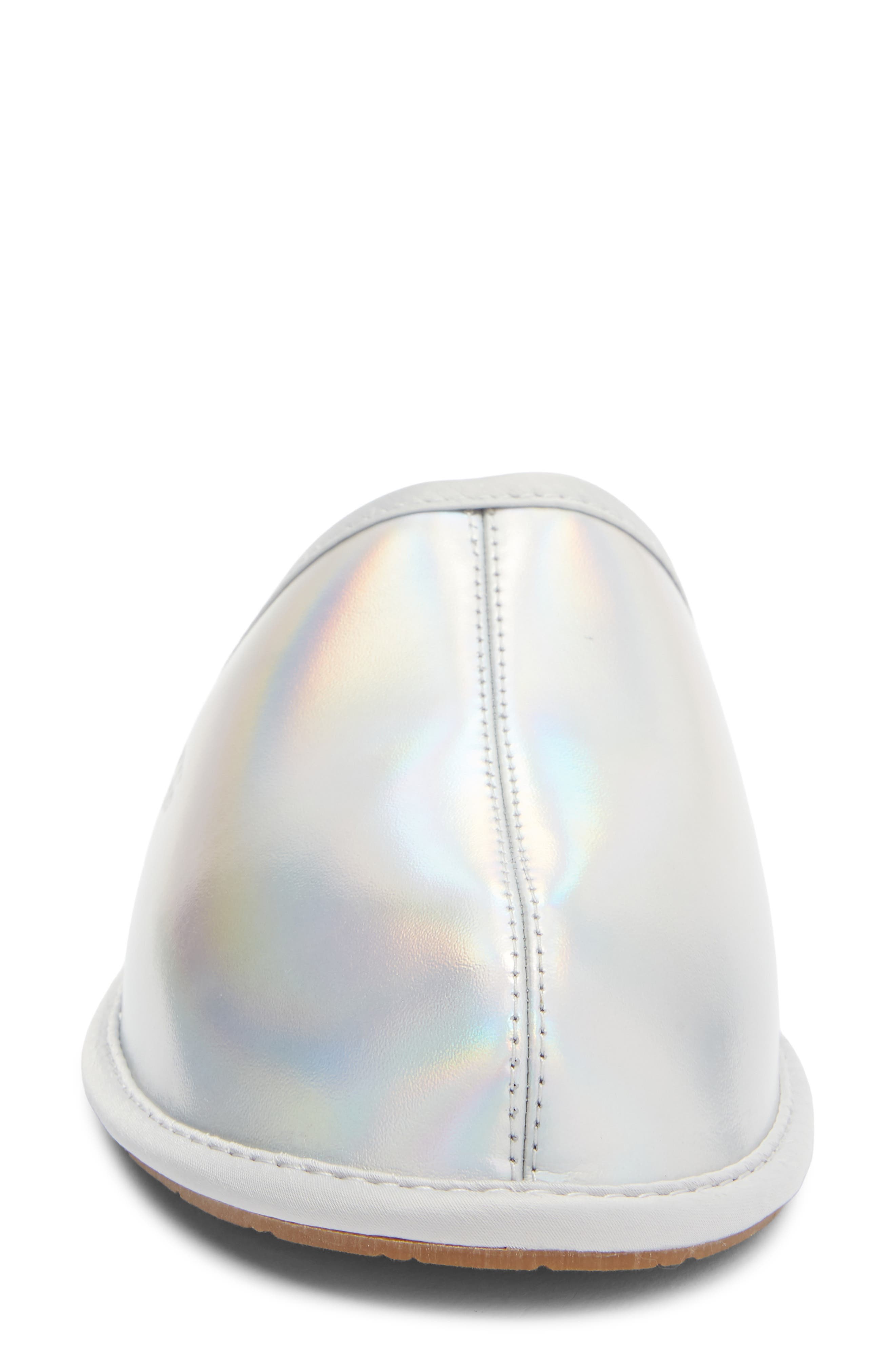 Pearle Iridescent Scuff Slipper, Alternate, color, GLACIER GREY