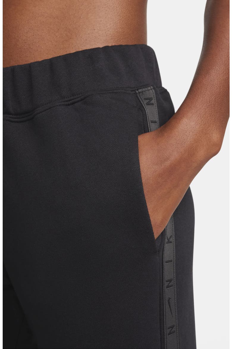 Essential Fleece Joggers, Alternate, color, BLACK/ ANTHRACITE