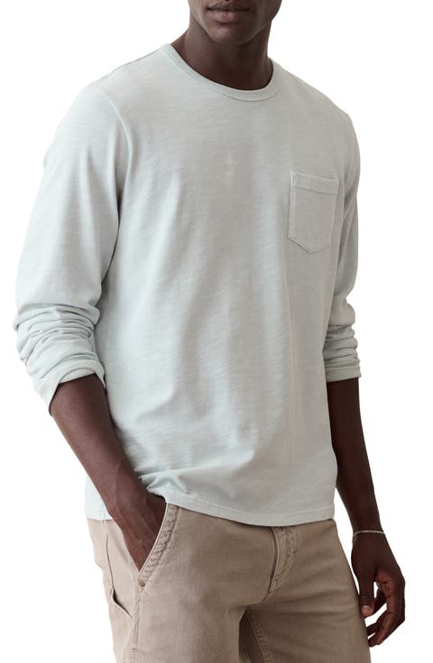 Luxe Slub Long Sleeve Pocket T-Shirt