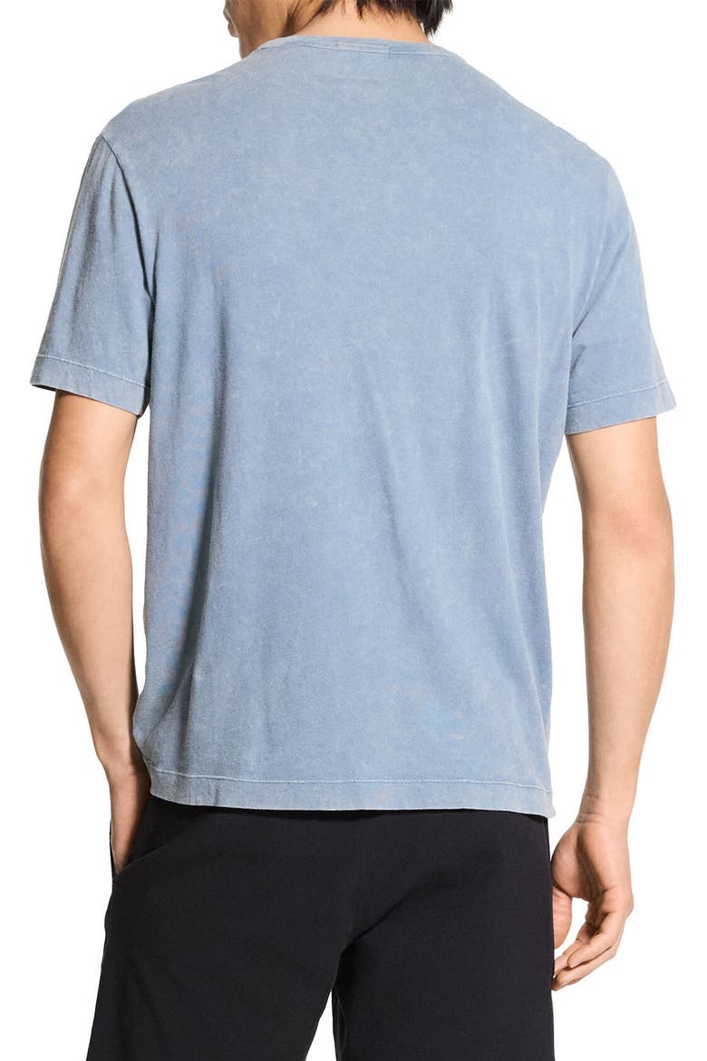 Washed Pima Cotton T-Shirt, Alternate, color, RAINSTORM