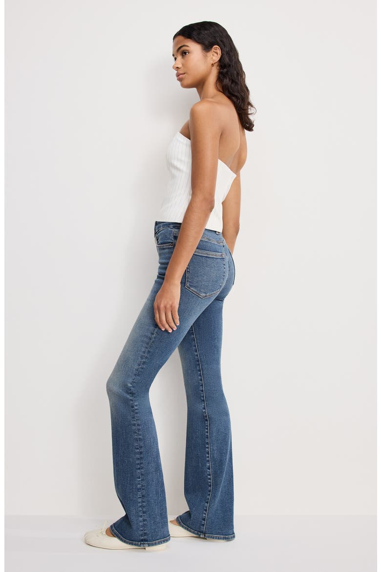 Good Classic High Waist Bootcut Jeans, Alternate, color, INDIGO1128