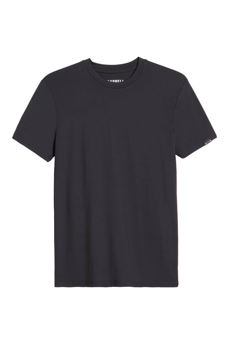 Havok Stretch Crewneck T-Shirt, Alternate, color, PITCH BLACK