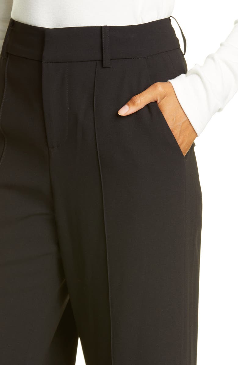 Alice + Olivia Dylan Bootcut Pants, Alternate, color, Black