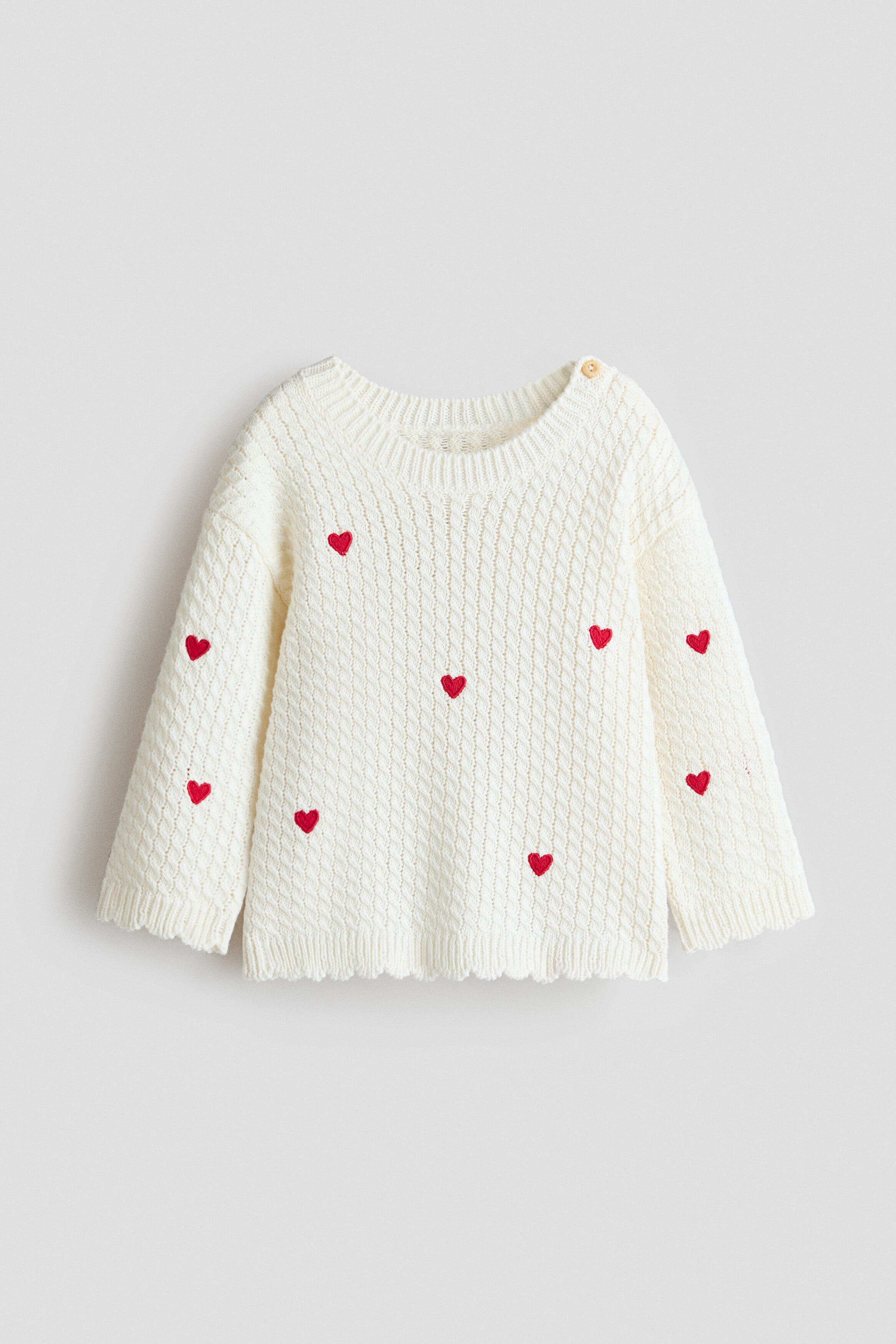 selected Cream/hearts