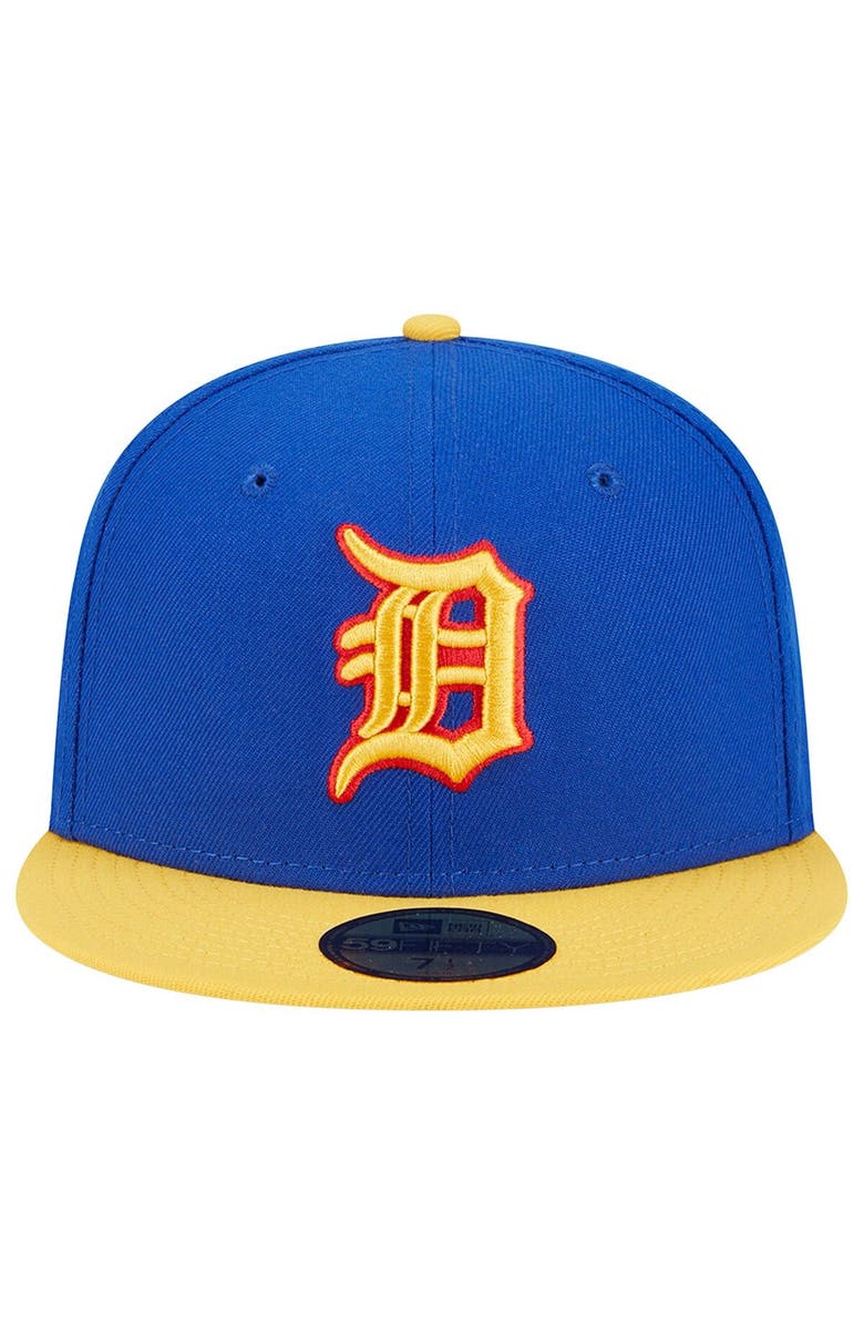 New Era Men's New Era Royal/Yellow Detroit Tigers Empire 59FIFTY Fitted Hat, Alternate, color, Royal