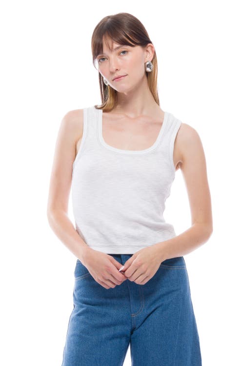 Toit Volant Mari Tank Top In White
