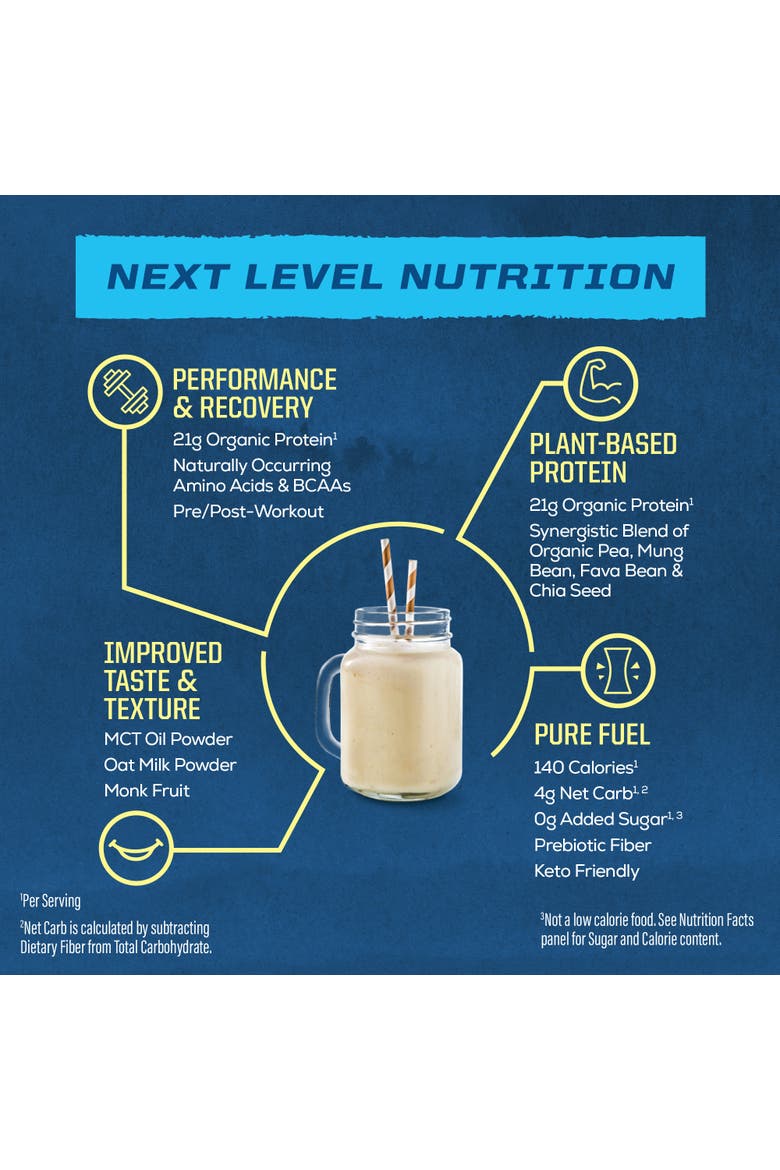 Organic Warrior Blend Performance Protein Powder, Alternate, color, Vanilla, 993.8g (28 srv)