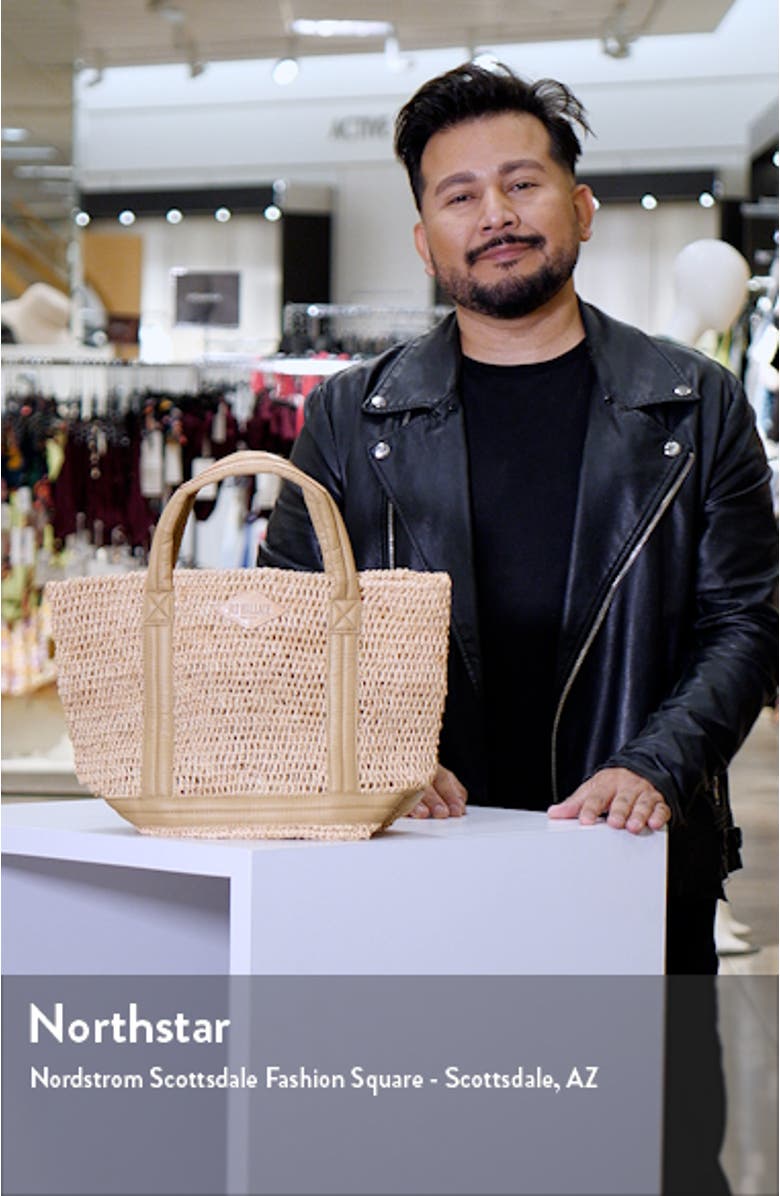 Small Raffia Tote, sales video thumbnail