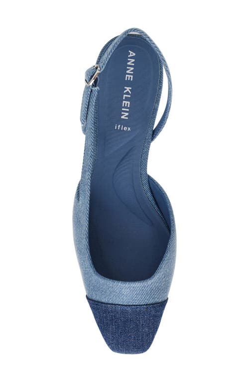 Anne Klein Nia Slingback Pump In Denim