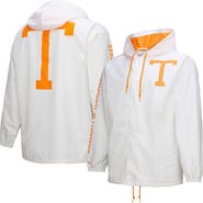 Mitchell & Ness Men's Mitchell & Ness White Tennessee Volunteers Coaches Full-Snap Hoodie Jacket