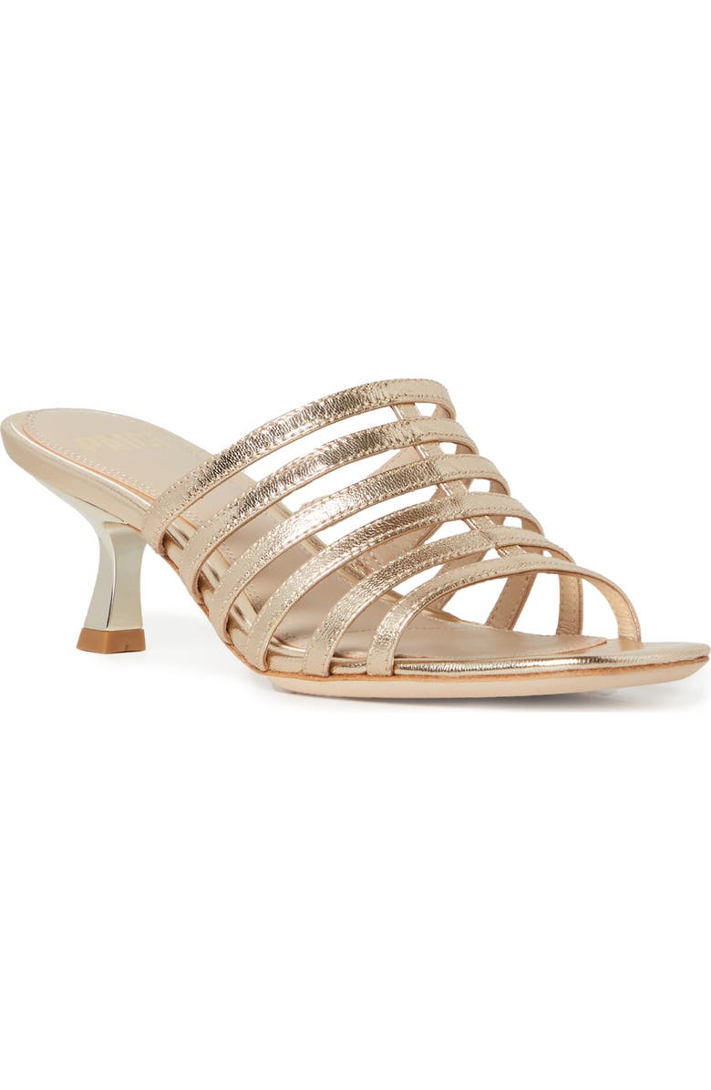 PAIGE Mari Slide Sandal, Main, color, Light Gold