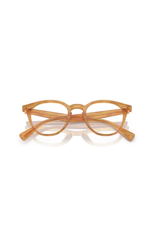 Oliver Peoples 48mm Phantos Optical Glasses In Gold