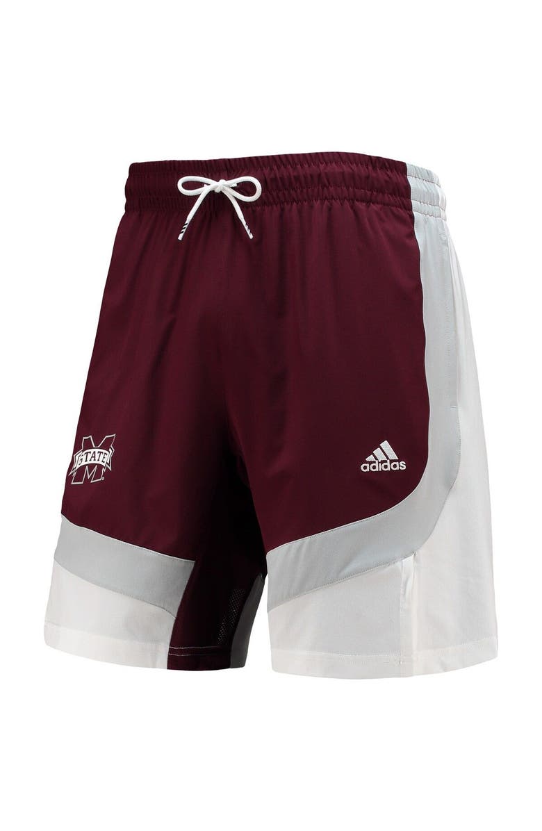 adidas Men's adidas Maroon Mississippi State Bulldogs Swingman Basketball AEROREADY Shorts, Alternate, color, Maroon