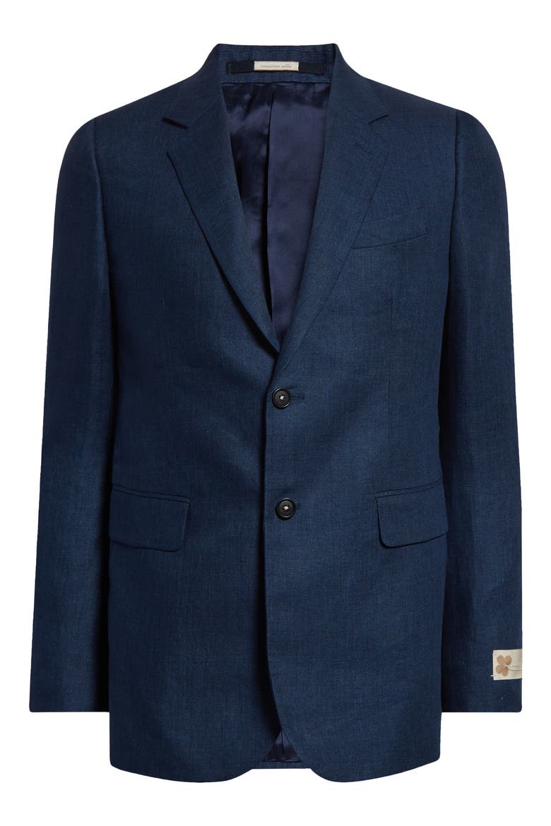 Memphis Linen Blazer, Alternate, color, U501 BLU