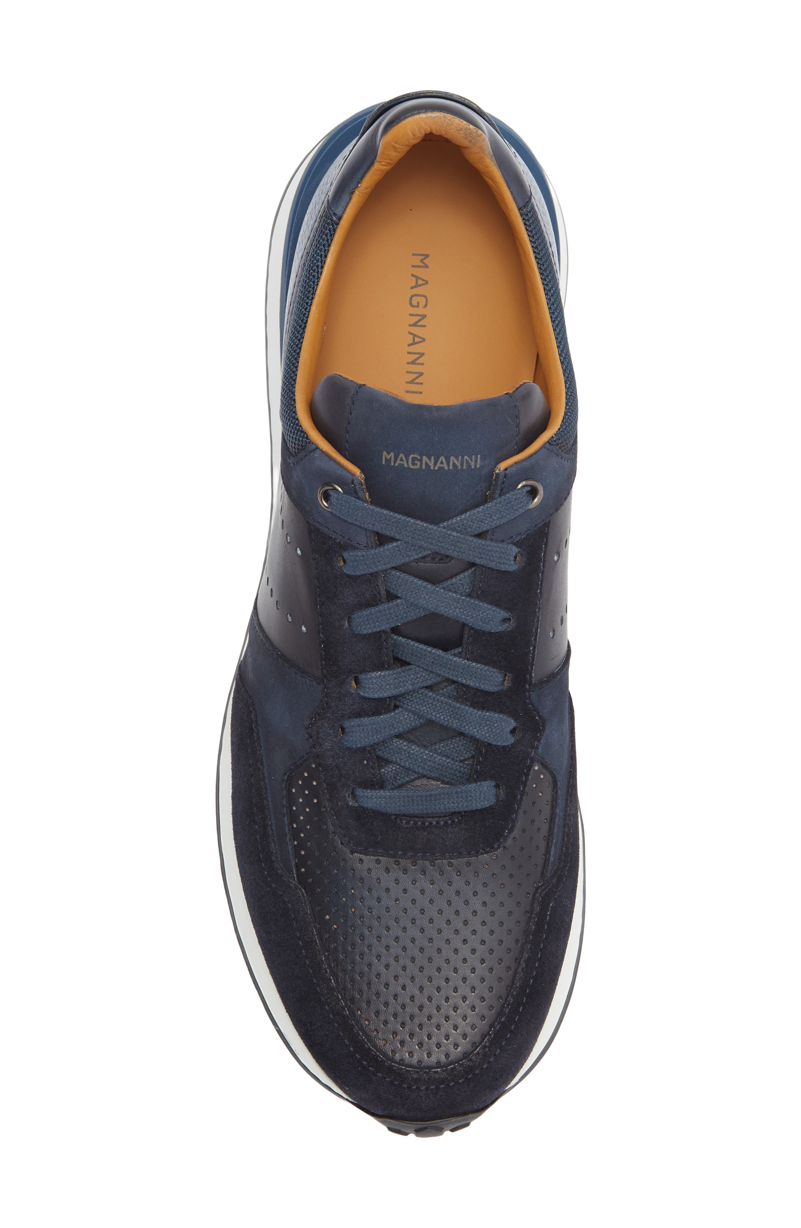 Magnanni Sona Sneaker, Alternate, color, Navy