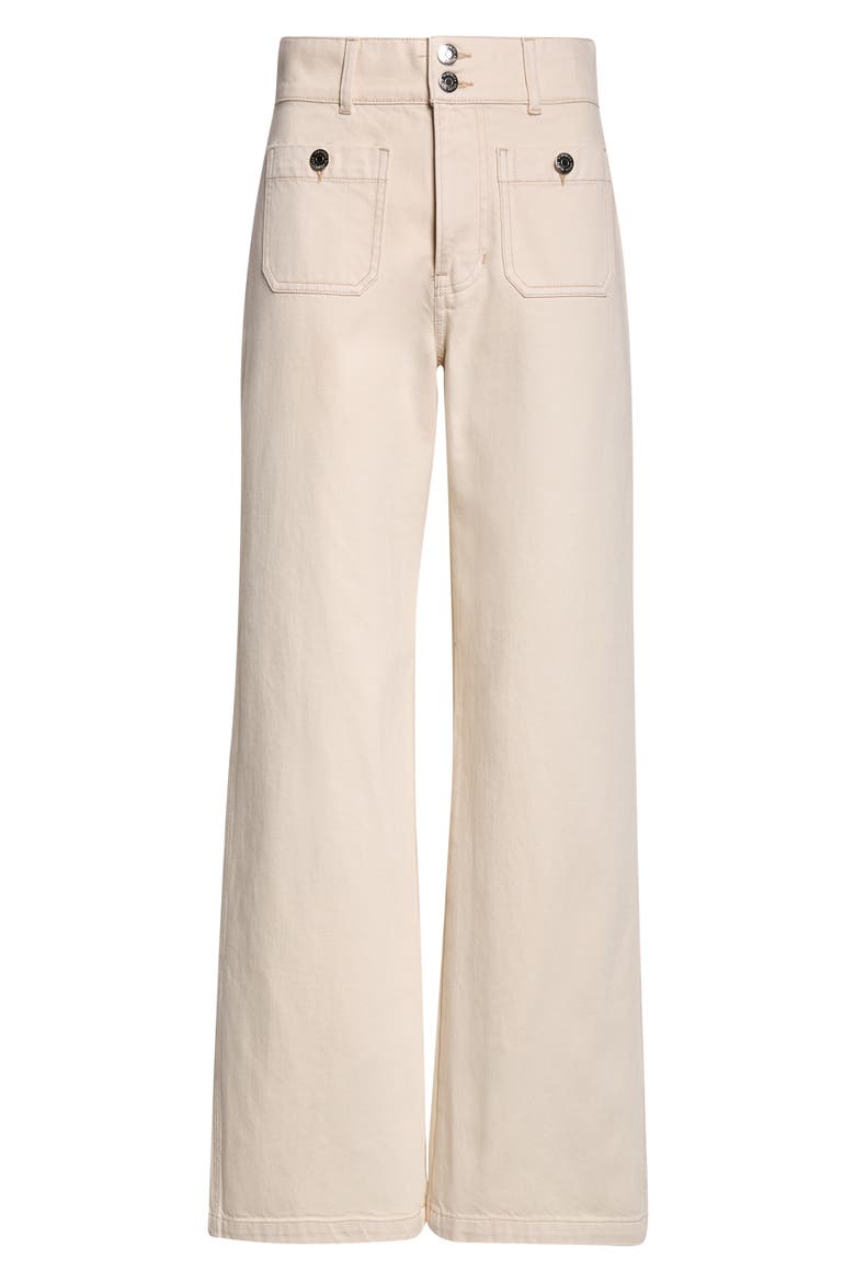 Taylor Wide Leg Jeans, Main, color, ECRU