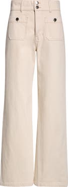 Veronica Beard Taylor Wide Leg Jeans
