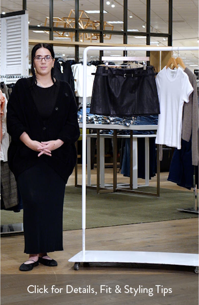 The Belted Leather Miniskirt, sales video thumbnail