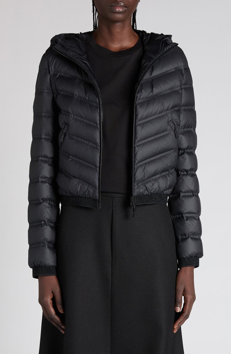 Moncler Pandelon Down Puffer Jacket, Main, color, Black