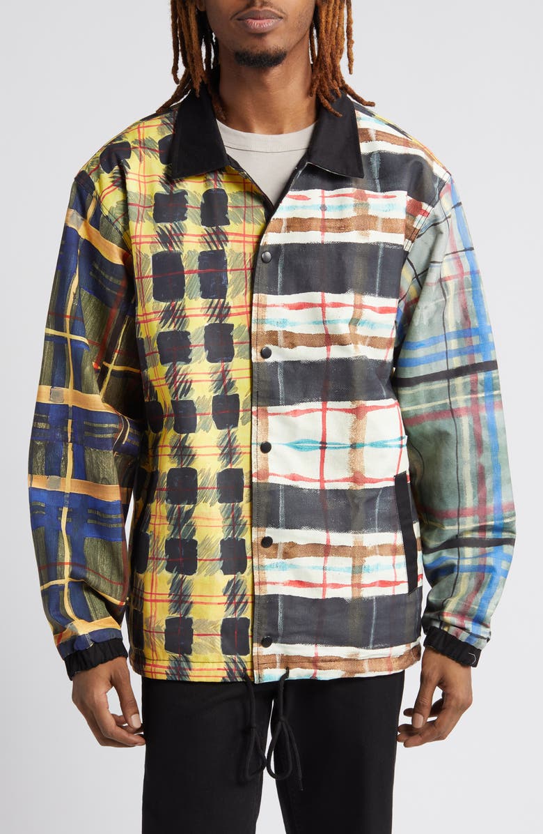 MARKET Air Troy Mixed Plaid Jacket, Alternate, color, 