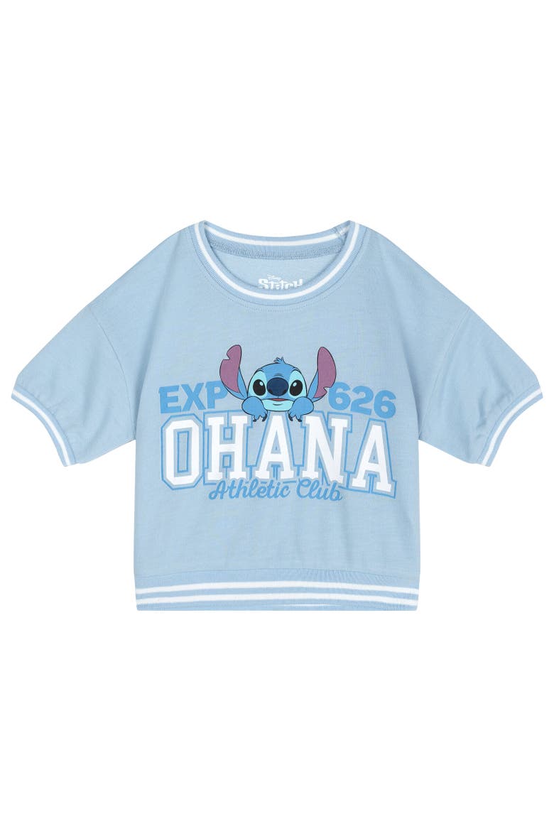 Lilo & Stitch Athletic 2-Piece Tee and Skort Set, Alternate, color, Light Blue Stitch