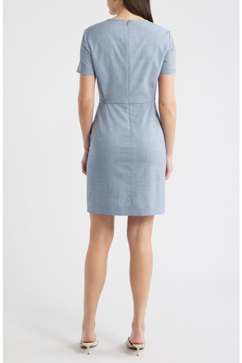 Dunera Virgin Wool Sheath Dress, Alternate, color, PALE LAGOON