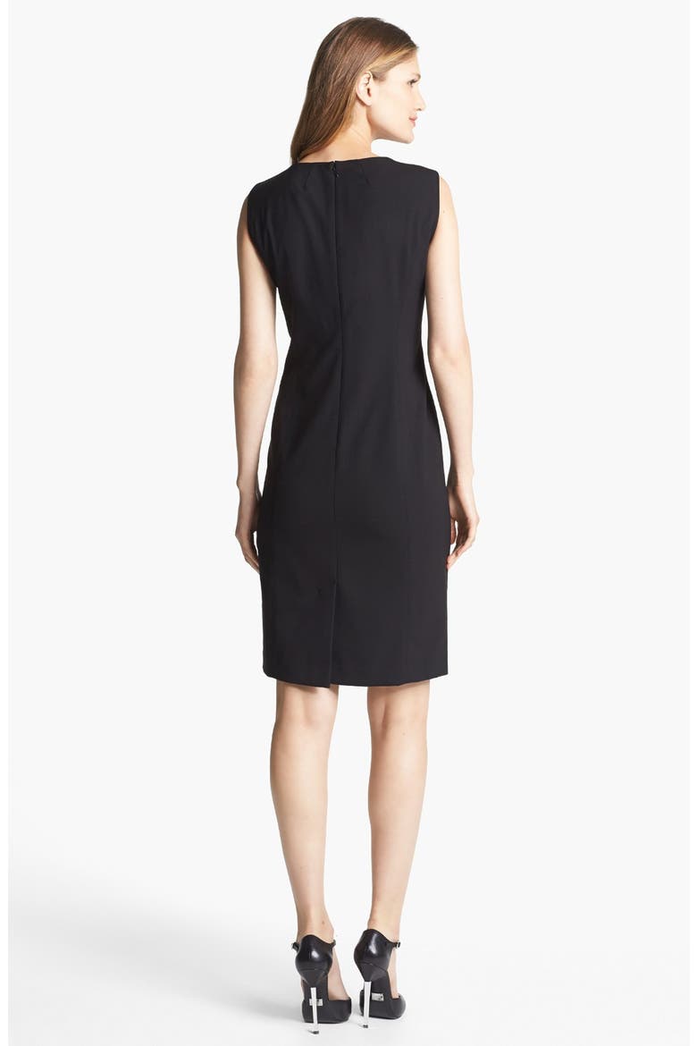 'Mallory' All Season Stretch Sheath Dress, Alternate, color, BLACK