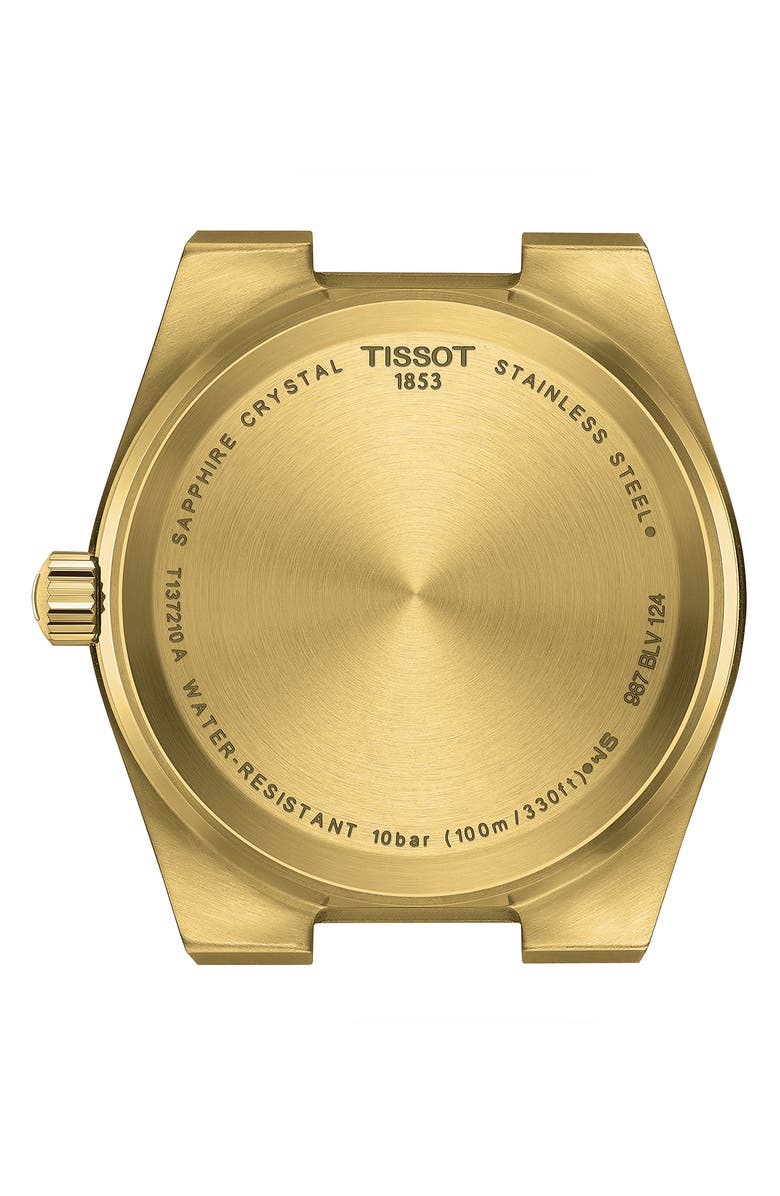 Tissot PRX Bracelet Watch, 35mm, Alternate, color, Yellow