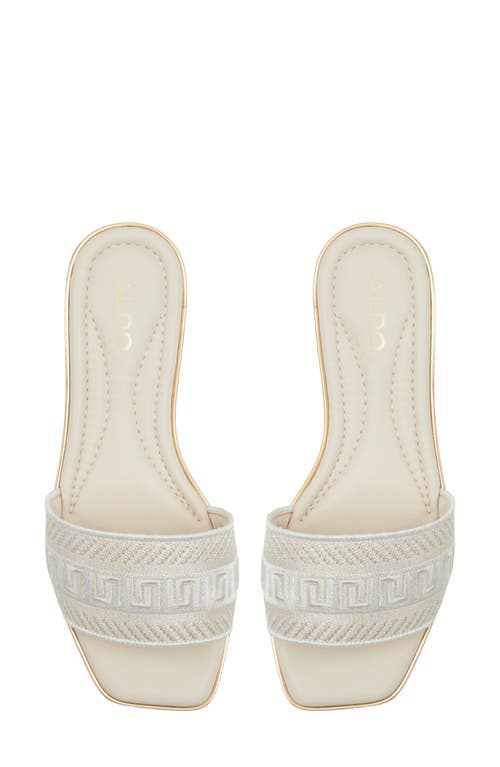 Aldo Oceania Slide Sandal In Other Beige