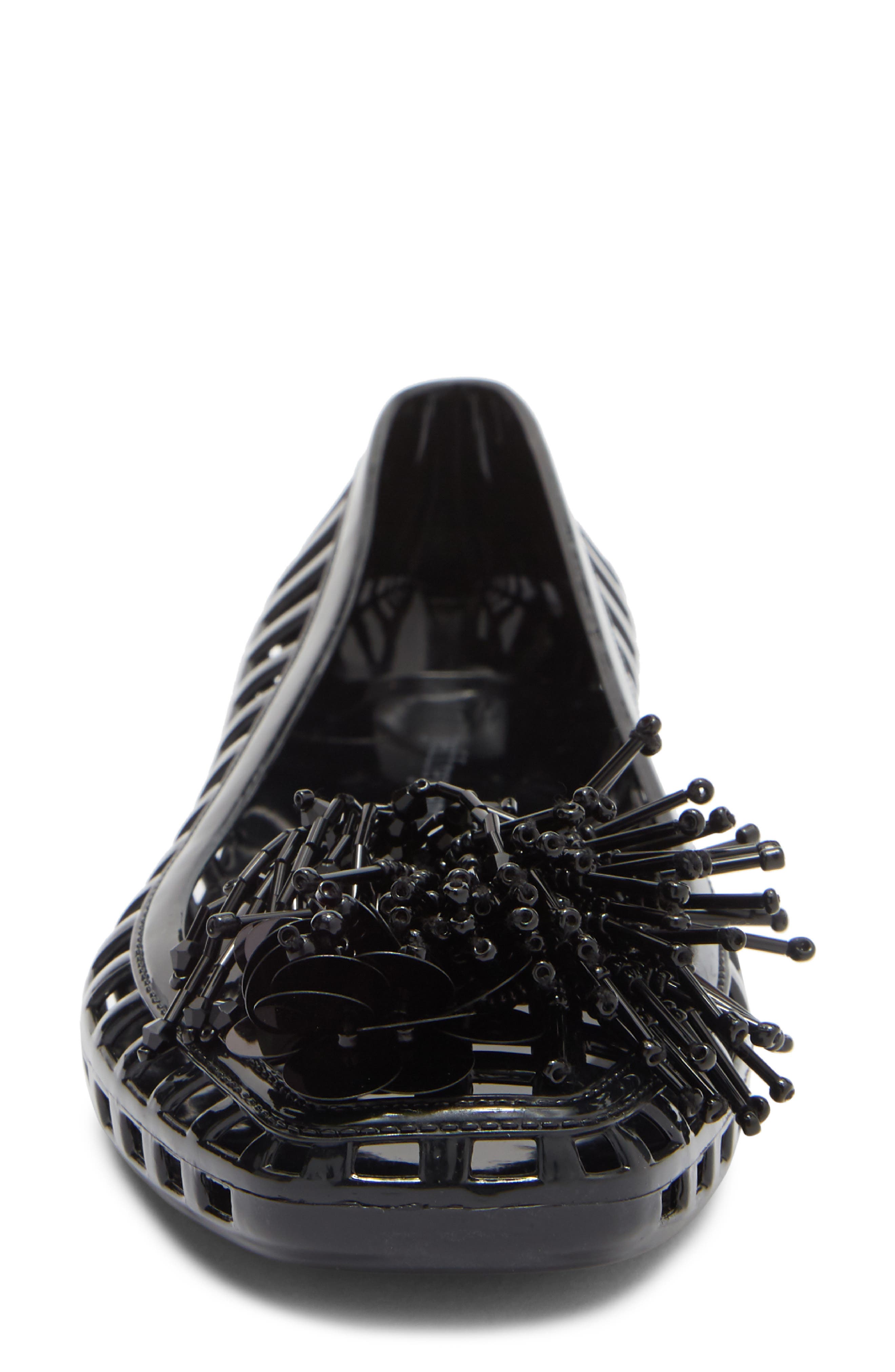 Jeffrey Campbell Urchinz Flat, Alternate, color, Black Combo