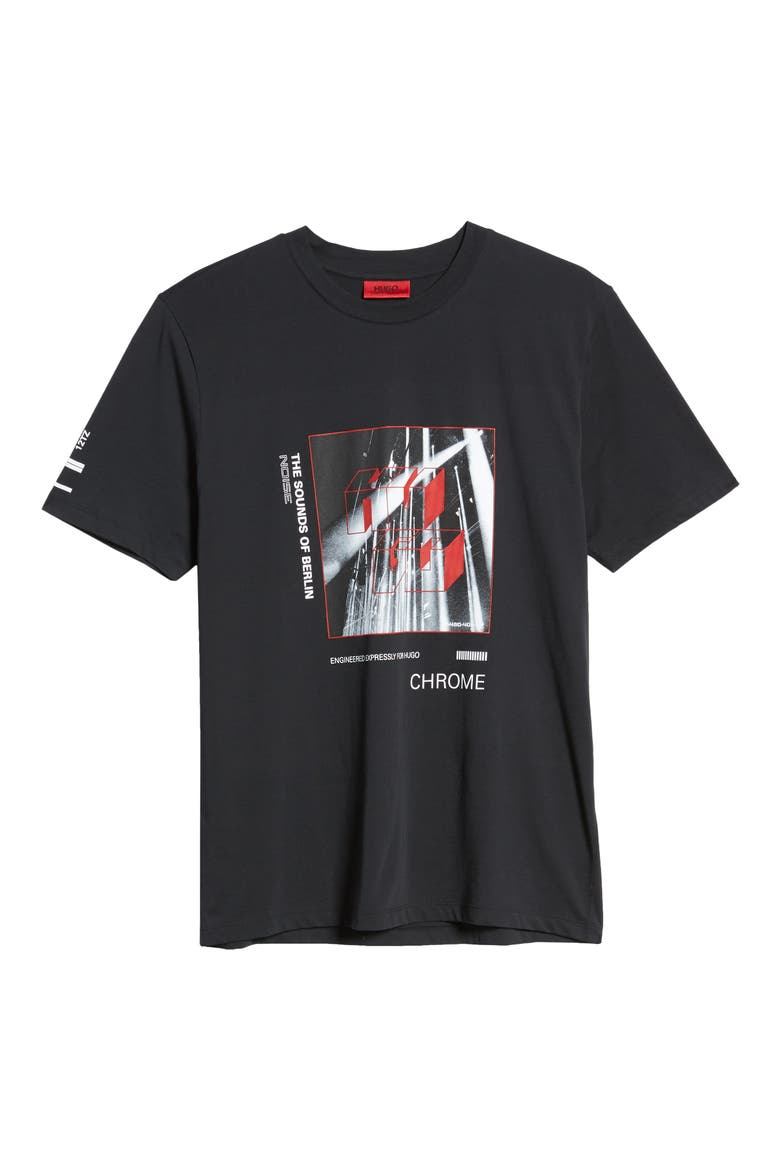Dweet Graphic Tee, Alternate, color, BLACK