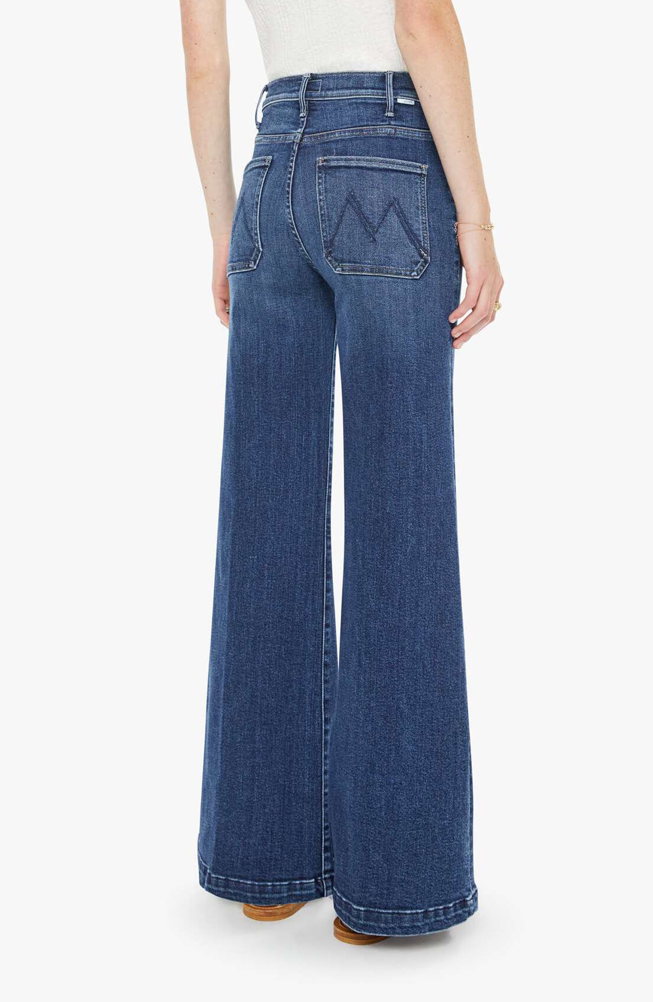 Hustler Roller Patch Flare Leg Jeans - image 2