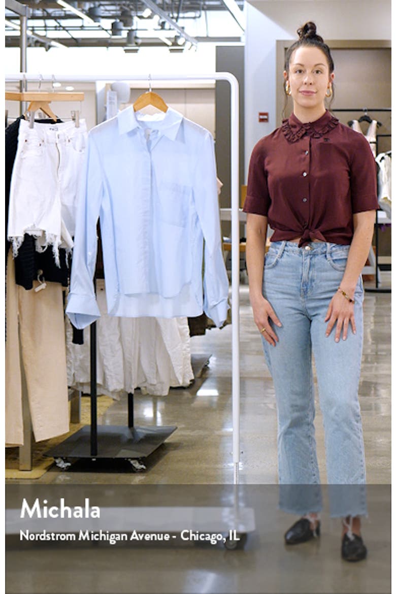 The Boyfriend Cotton Button-Up Shirt video