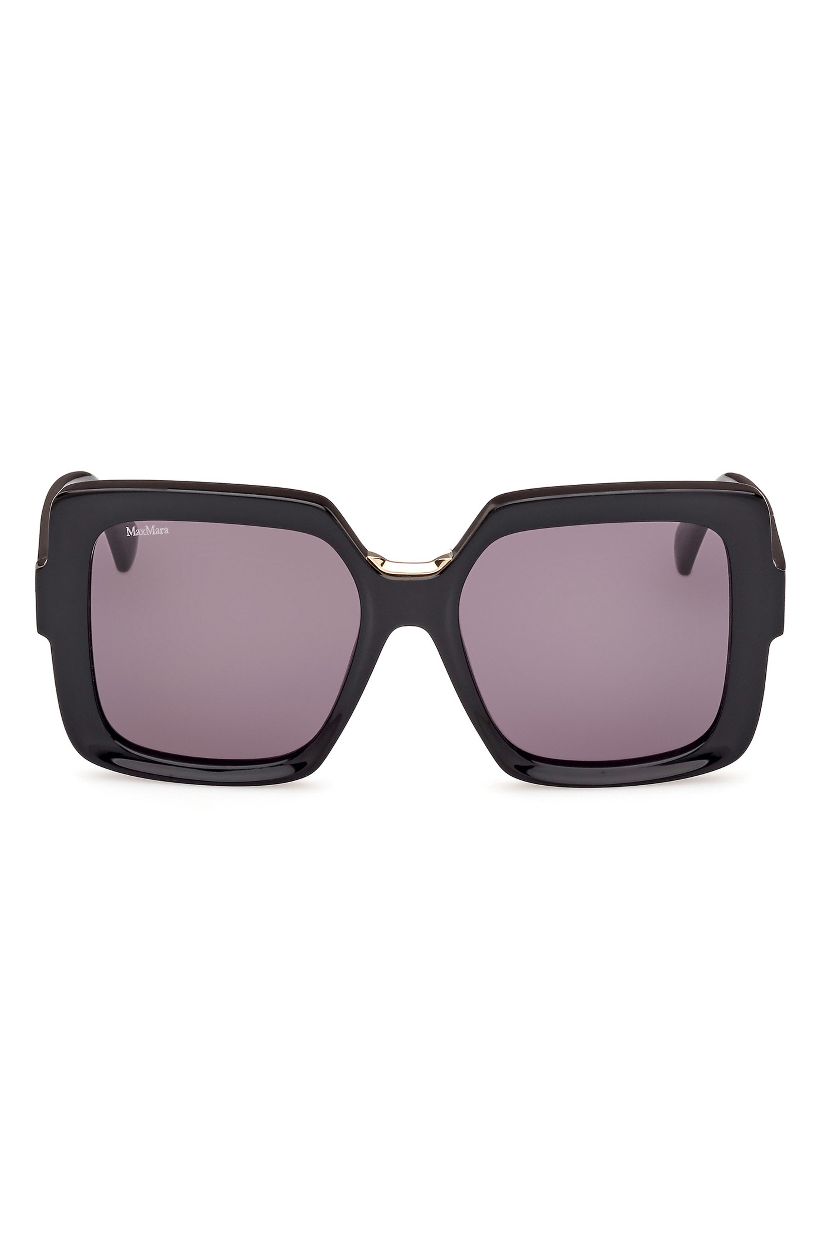 Max Mara Ernest 56mm Square Sunglasses